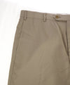 ZANELLA - “TODD” Solid Taupe Beige Wool Flat Front Pants - 38W