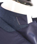 $3,995 ERMENEGILDO ZEGNA -"TROFEO 600" Blue Oxford Weave Silk Suit - 40R