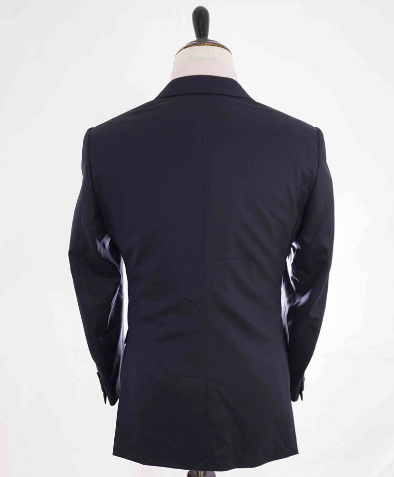 $3,995 ERMENEGILDO ZEGNA -"TROFEO 600" Blue Oxford Weave Silk Suit - 40R