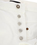 TOM FORD - Straight-Fit Distressed Denim Jeans White LOGO Tag -  38W