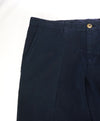BRUNELLO CUCINELLI - Weathered/Distressed Navy Blue Chino Cotton Pants - 32W