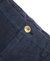 BRUNELLO CUCINELLI - Weathered/Distressed Navy Blue Chino Cotton Pants - 32W