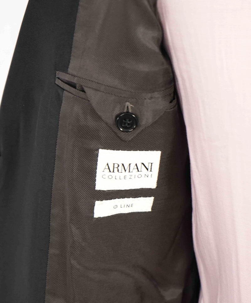 $2,095 ARMANI COLLEZIONI - “G LINE” 1-Button Notch Lapel Tuxedo Suit - 38R 34W