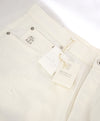 BRUNELLO CUCINELLI - Logo 5-Pocket White Distressed Jeans Leather Tag - 36W