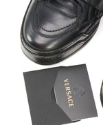 VERSACE COUTURE - Medusa Black on Black Sneaker W Leather Laces - 10US