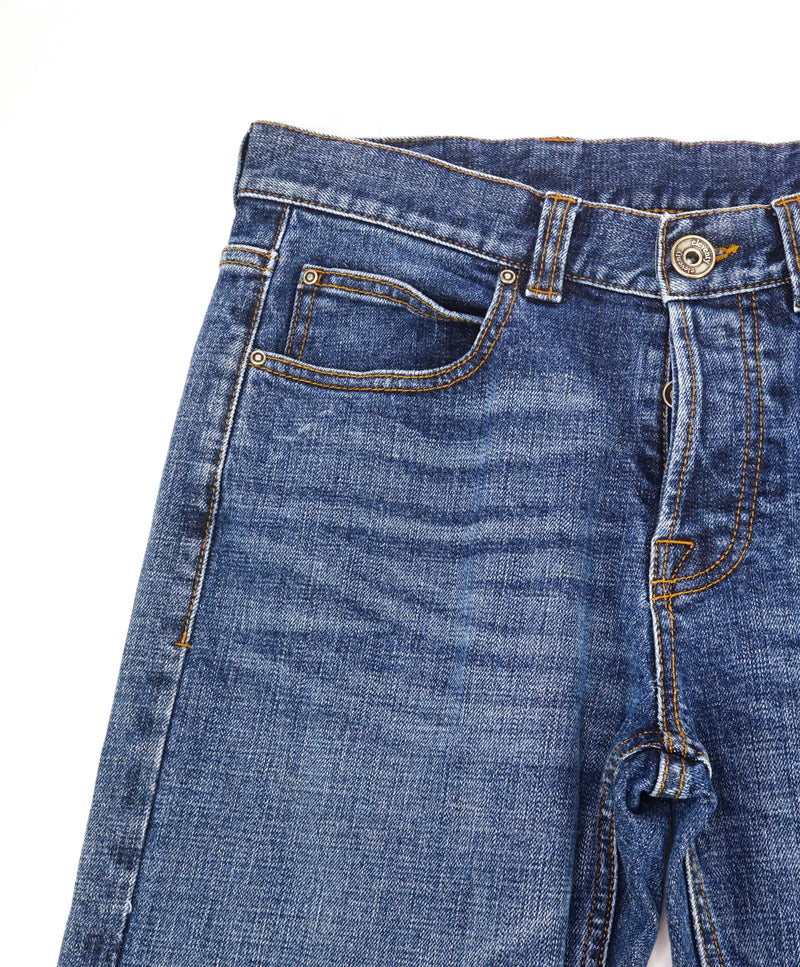ELEVENTY - Premium Button Fly Blue Jeans W Logo Details - 32W