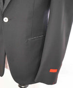 $5,995 ISAIA - "BARATHEA" Wool/Mohair PAISLEY PEAK LAPEL Black Tuxedo - 40R