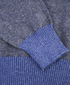 RALPH LAUREN PURPLE LABEL - PURE CASHMERE & SUEDE Crewneck Sweater - S
