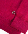 ARMANI COLLEZIONI - GA Logo Geometric Crewneck Sweater Burgundy - S