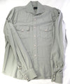 EIDOS - Gray Western Style Button Down Shirt W Snaps - 17 43