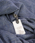 BRUNELLO CUCINELLI - CASHMERE Blend Baby Blue Double Zip Sweater - L(42)