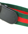 GUCCI - Interlocking GG Belt Leather & Red/Green Web - 32W (80CM)