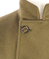 ELEVENTY - Green Double-Breasted Military Style Wool Over Coat - 40 (50 EU)