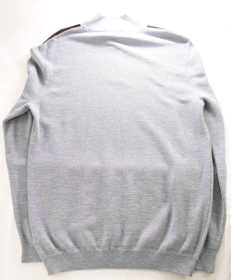 $1,495 ERMENEGILDO ZEGNA -*SUEDE* CASHMERE/Silk/Linen Sweater- XL 42