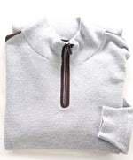 $1,495 ERMENEGILDO ZEGNA -*SUEDE* CASHMERE/Silk/Linen Sweater- XL 42