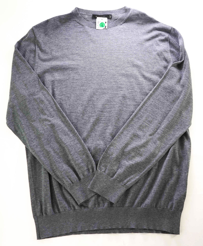 $1,295 ERMENEGILDO ZEGNA -*HIGH PERFORMANCE* Gray Crew Sweater- 3XL 46