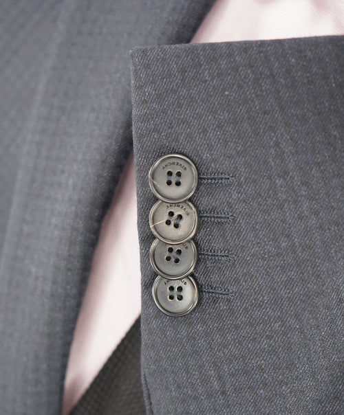 GIVENCHY - Geometric Check Wool Blazer W Logo Buttons - 42R