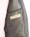 BURBERRY LONDON - Made In Italy Wool Gray "Canbury" Plaid LOGO Suit - 44R