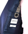 ARMANI COLLEZIONI - "M Line" Blue Geometric 1-Button Tuxedo Peak Lapels - 40R