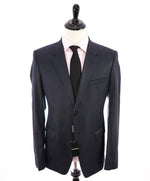 EMPORIO ARMANI - "DAVID LINE" Made In Italy Steel Gray Flannel Suit - 44R