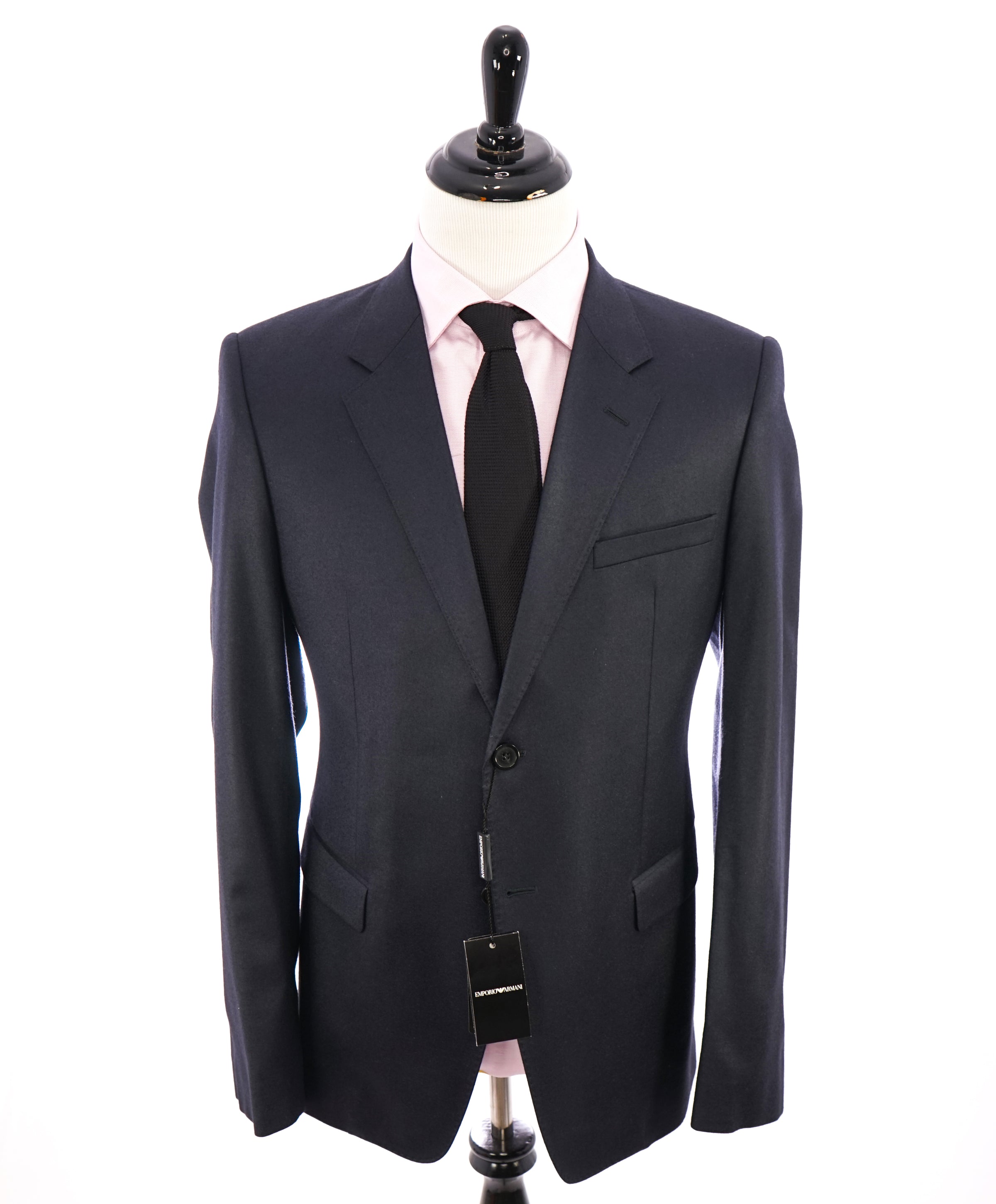 EMPORIO ARMANI DAVID LINE Made In Italy Steel Gray Flannel Suit Luxe Hanger