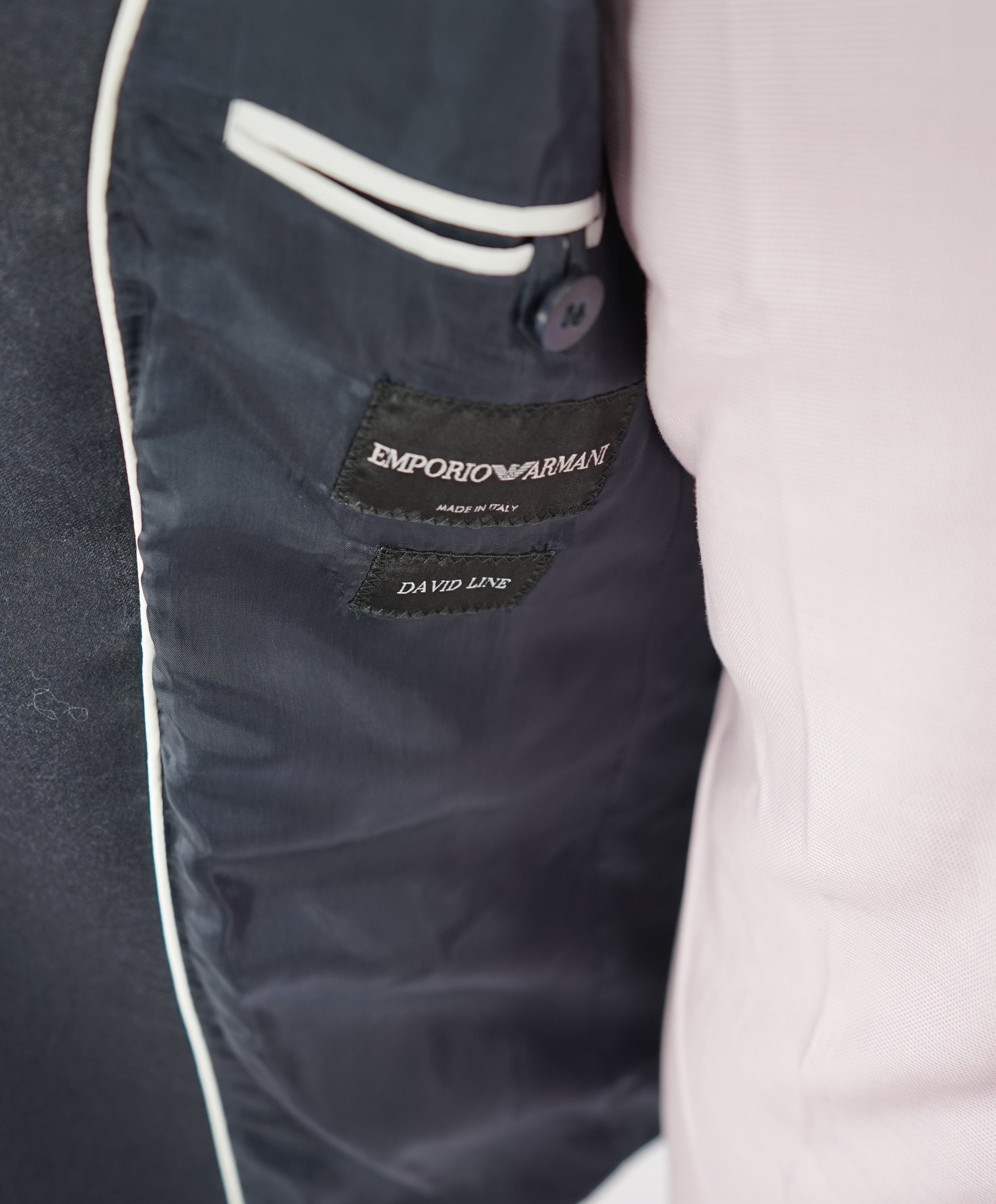 Armani david sales line suit
