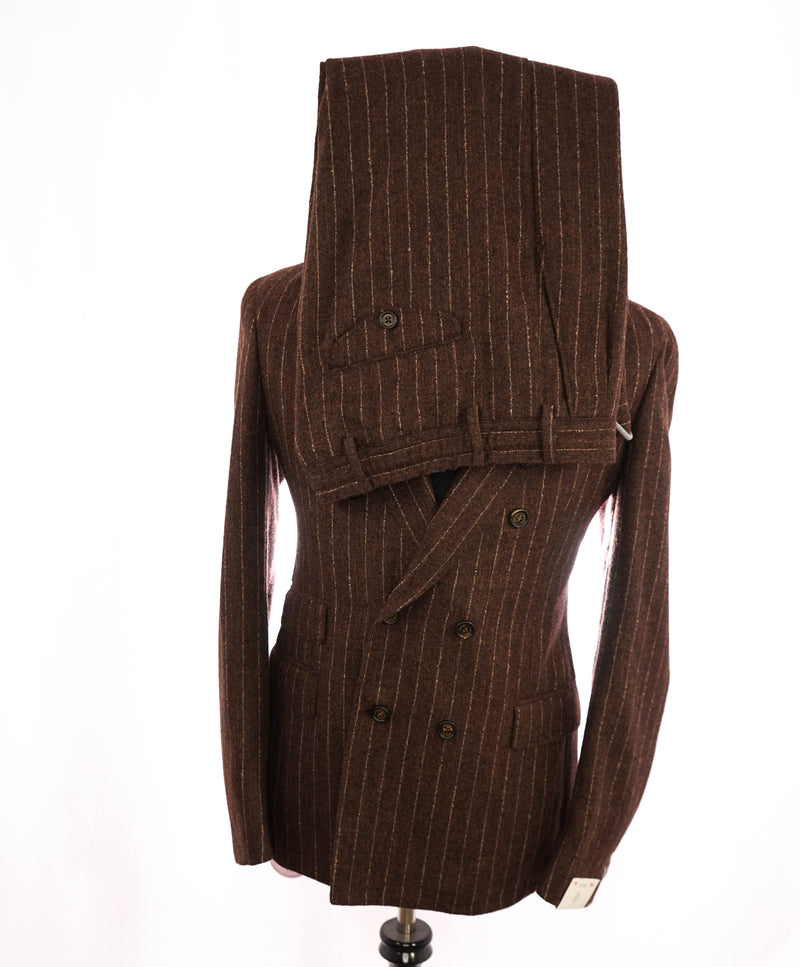 ELEVENTY - ALPACA Chalk Stripe Double Breasted "JOGGER" Suit - 40 US (50EU)