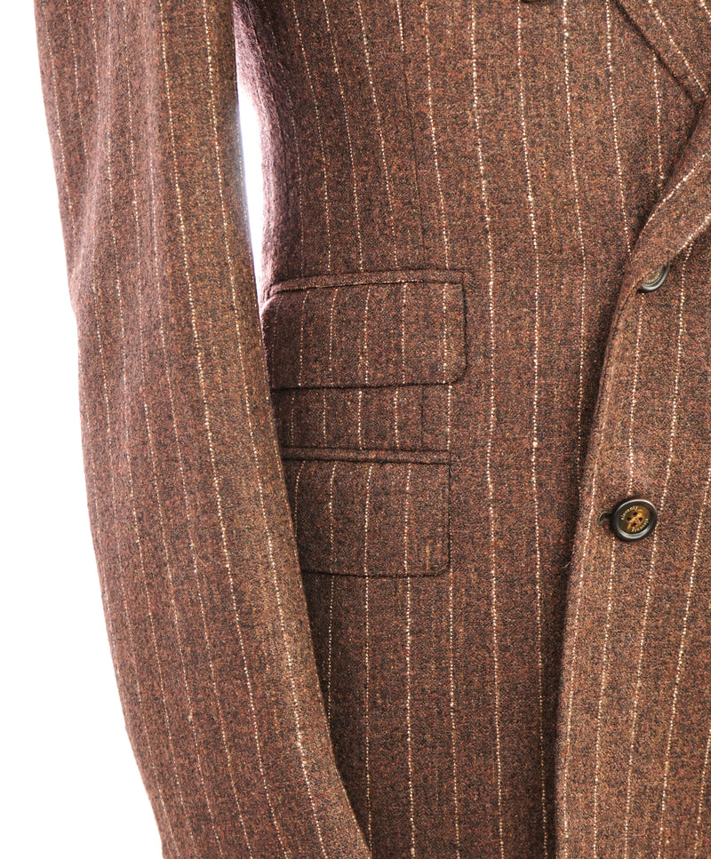 ELEVENTY - ALPACA Chalk Stripe Double Breasted "JOGGER" Suit - 40 US (50EU)