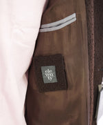 ELEVENTY - Brown Raised Texture Full Length Wool Coat W Metal Bttns - 44US