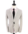 ELEVENTY - Cotton/Linen Textured Knit Sweater Style Blazer MOP Buttons - XL (42US)