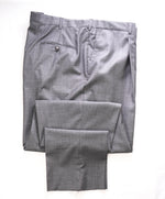 HICKEY FREEMAN - *SILK* Gray Single Pleat Dress Pants - 46W