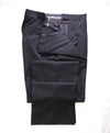 ARMANI COLLEZIONI - *CLOSET STAPLE* Black Flat Front Dress Pants - 42W