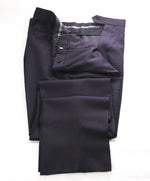 ARMANI COLLEZIONI - Black *CLOSET STAPLE* Wool Flat Front Dress Pants - 37W