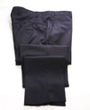 ARMANI COLLEZIONI - Navy *CLOSET STAPLE* Wool Flat Front Dress Pants - 34W