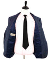 $1,895 CANALI - Pastel Blue Check Plaid Wool Blazer - 48R
