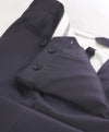 CANALI - Navy Blue *CLOSET STAPLE* Wool Flat Front Dress Pants - 35W