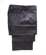 CANALI - Charcoal Gray *CLOSET STAPLE* Wool Flat Front Dress Pants - 35W