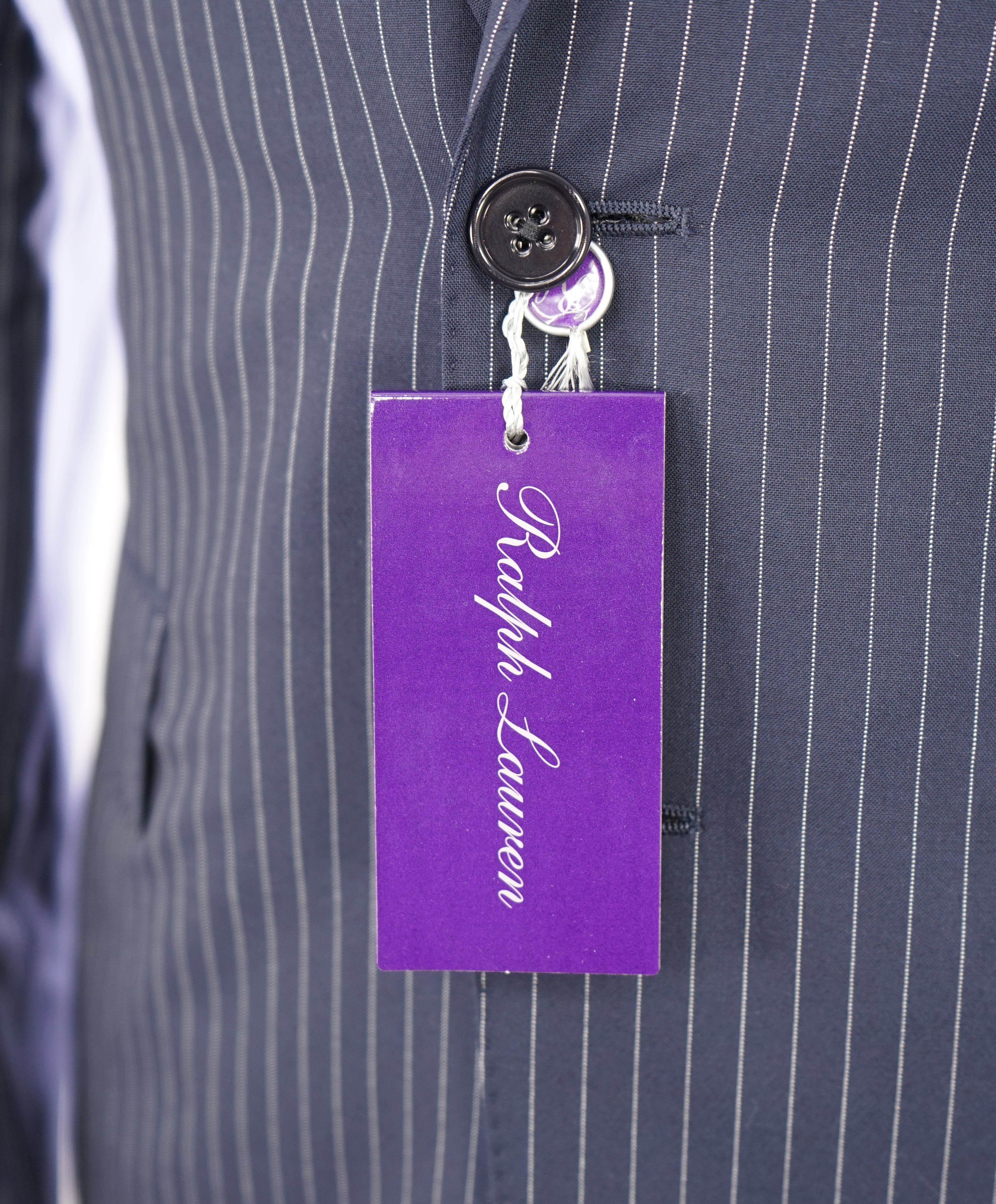 RALPH LAUREN PURPLE LABEL - ICONIC RLPL Blue & Cream