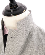 ELEVENTY - Gray & Ivory Flannel HOUNDSTOOTH Pure Wool Suit - 40 US (50EU)