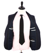 CORNELIANI - Shawl Collar Blue Tuxedo Textured "Wool & Silk" Suit - 40R