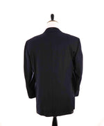 $2,295 CANALI - "EXCLUSIVE Super 150's" Blue Stripe Wool Blazer SU MISURA - 50R