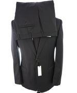 VERSACE COLLECTION - Peak Lapel Tonal Stripe 2-Button Suit - 42L