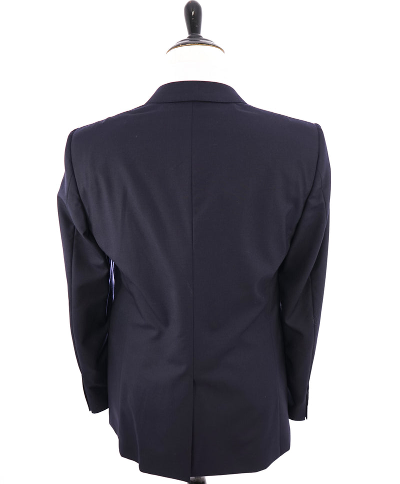 BURBERRY LONDON - Made In Italy Wool Solid Navy "MILBURY" LOGO Suit - 42L