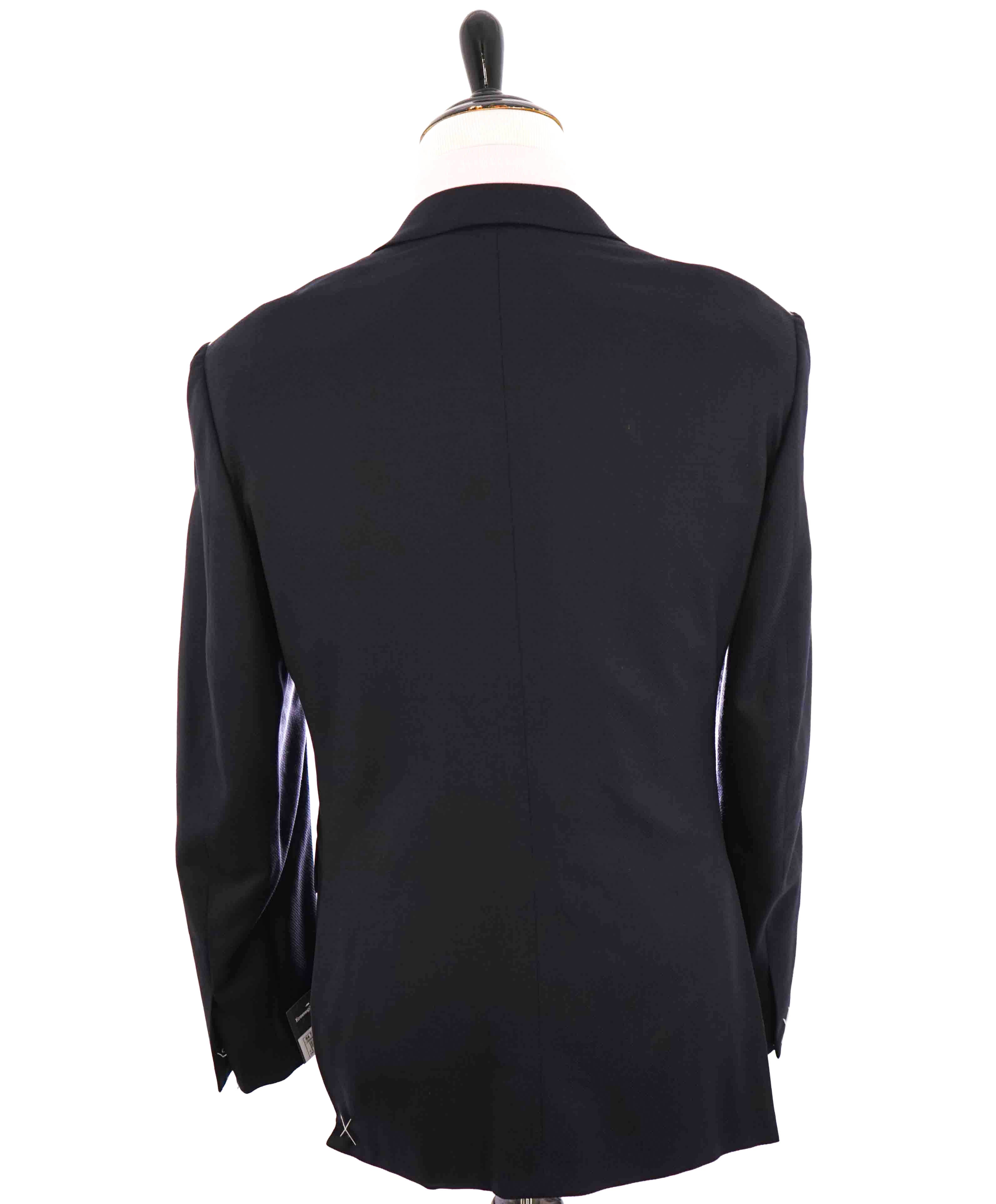 $3,295 ERMENEGILDO ZEGNA - "TROFEO COMFORT" Blue 10 POCKET Blazer - 44R