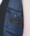 $2,895 ERMENEGILDO ZEGNA - "Cool Effect" Blue Oxford Royal Weave Blazer - 42L