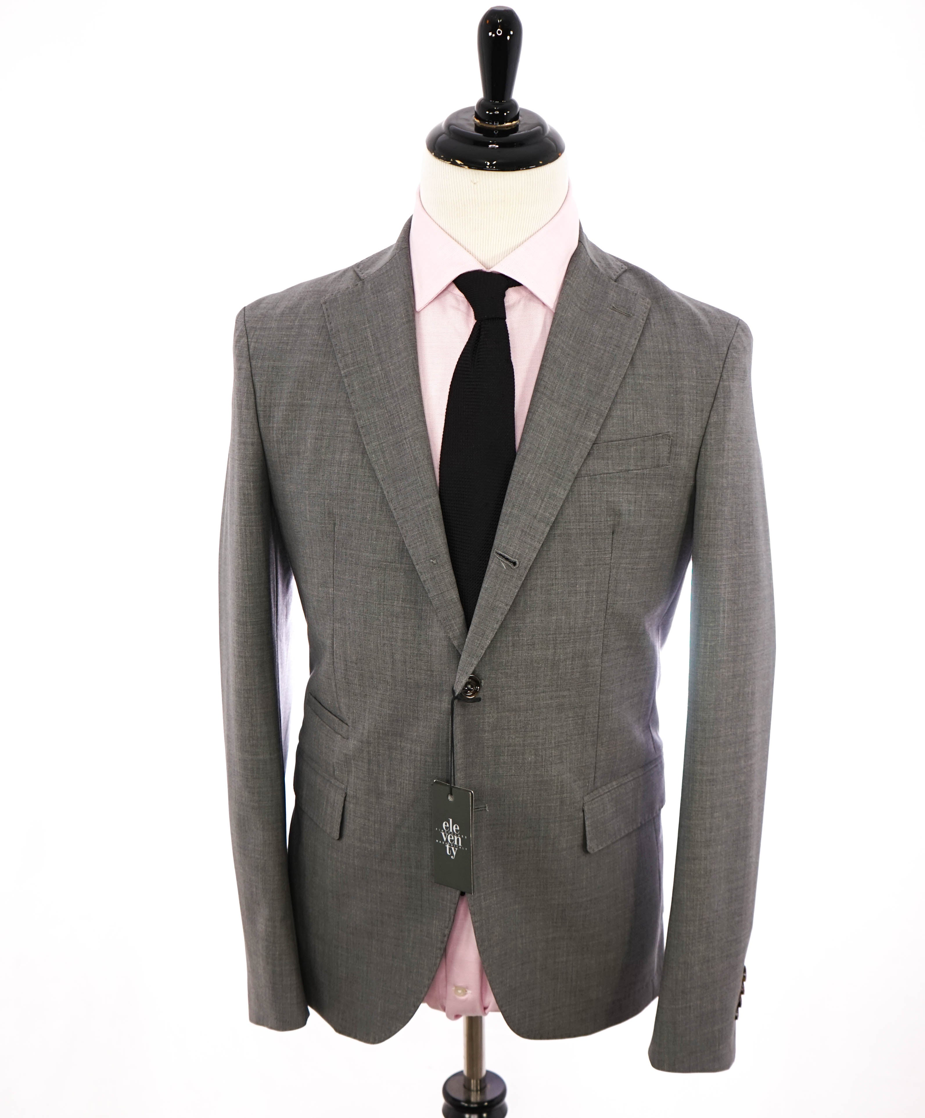 ELEVENTY - Gray Wool * CLOSET STAPLE * 2-Button Blazer - 38 (48 EU)
