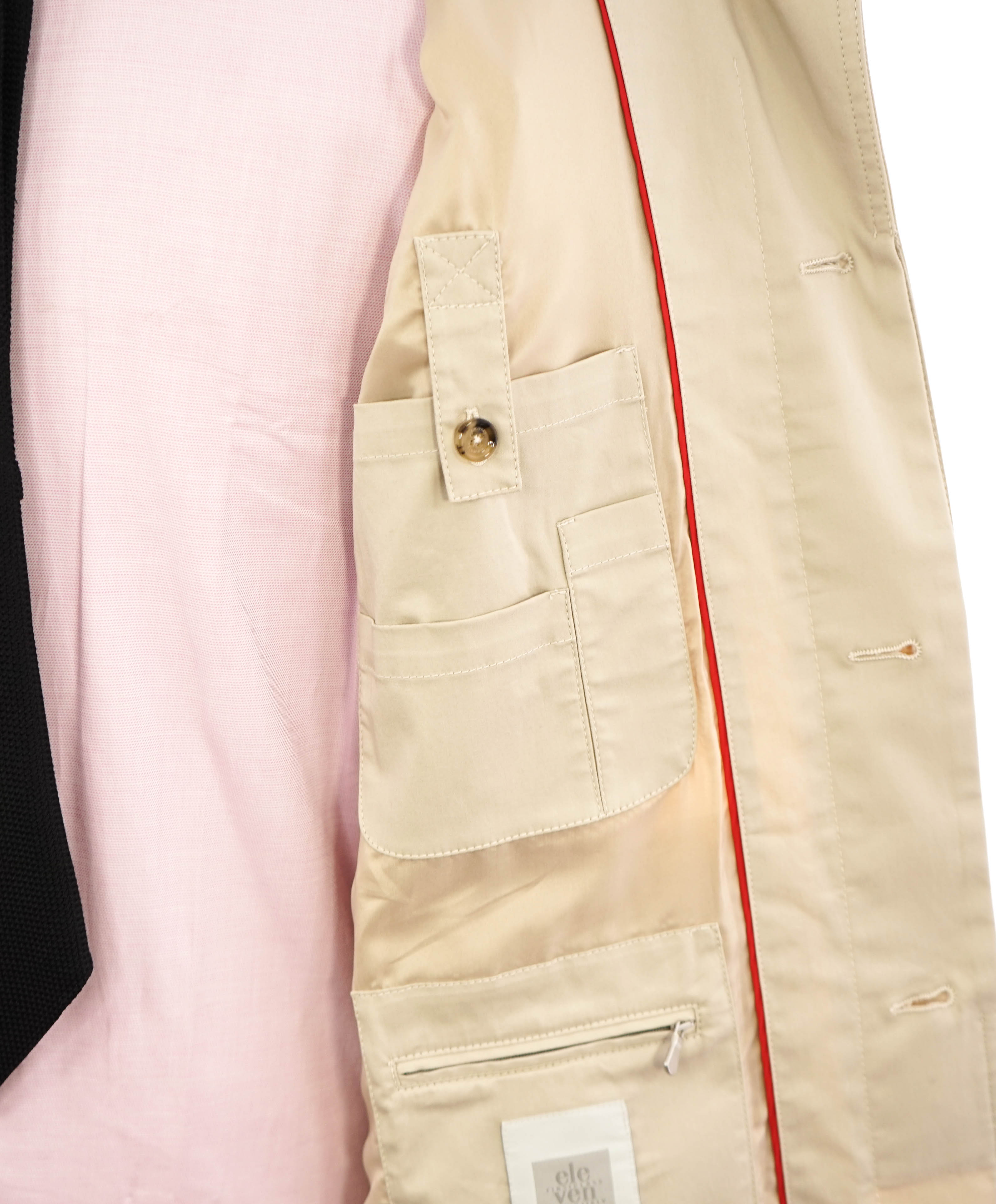 ELEVENTY - Single-Breasted COTTON Safari Cargo Suit - 40R