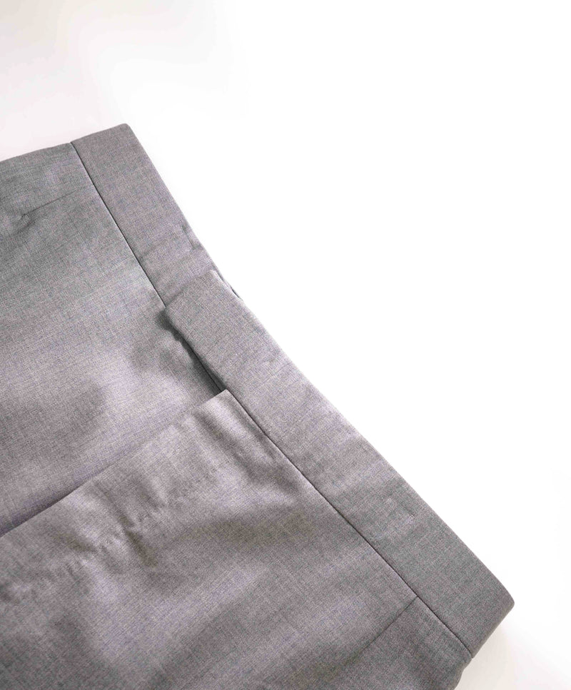 Thom Browne Gray Super 120s Backstrap Trousers
