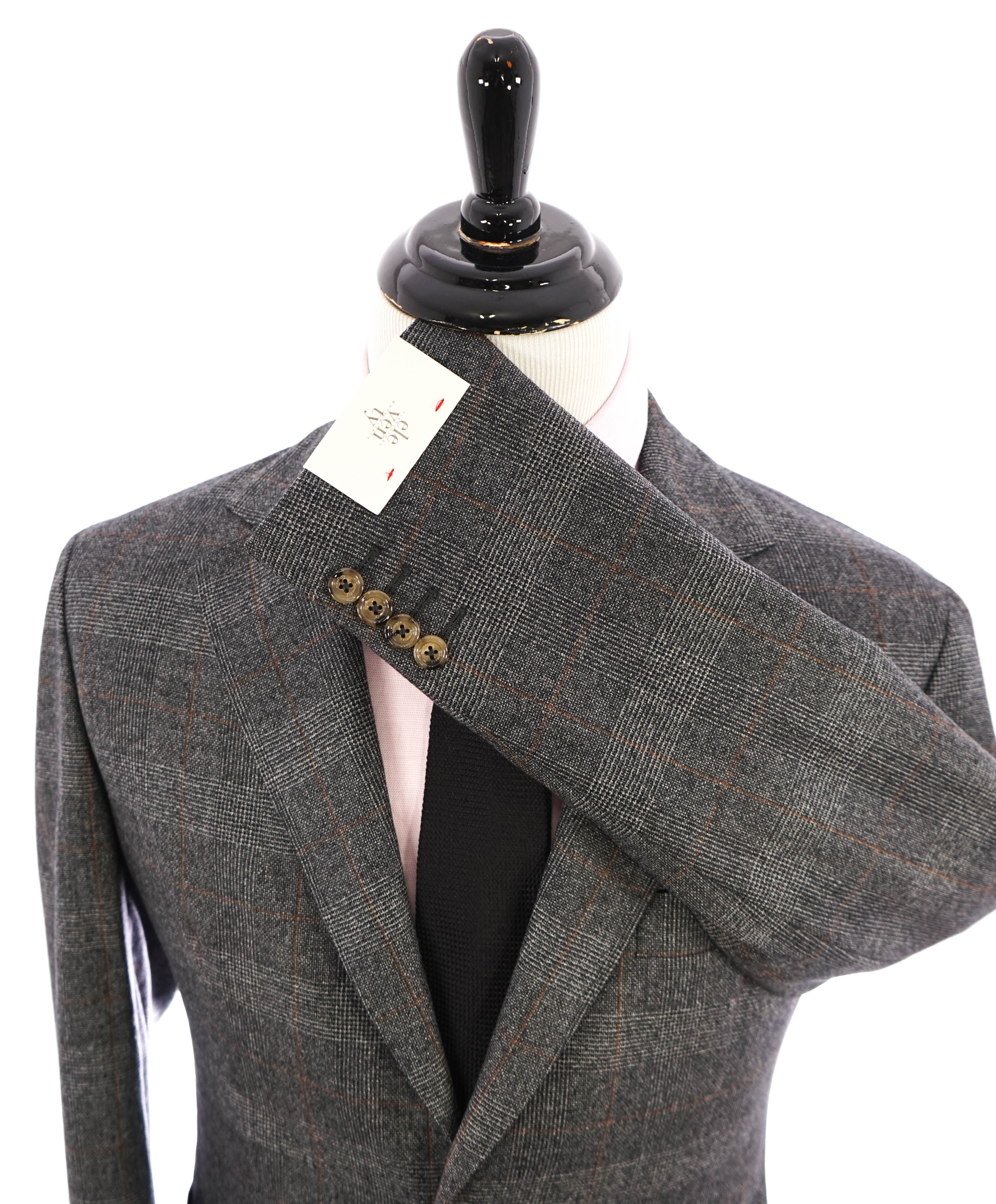 ELEVENTY - Prince of Wales Check Gray & Subtle Brown Blazer - 42 (52 EU)