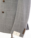 ELEVENTY - Windowpane Gray & Ivory Sweater Jacket Blazer - 40US (50 EU)